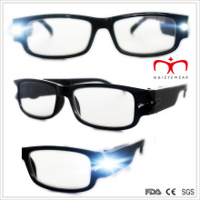 Fashion Plastic LED Reading Glasses (WRP504173)